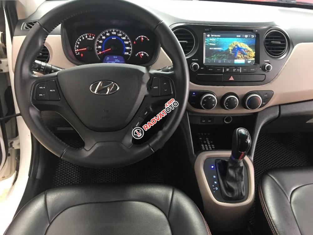 Bán ô tô Hyundai Grand i10 đời 2014, màu trắng, xe nhập số tự động, giá 340tr-6