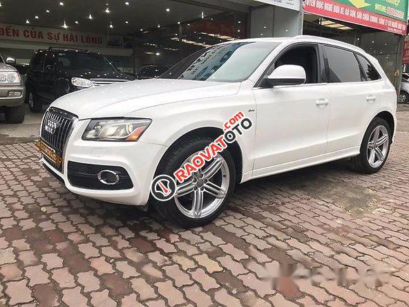 Bán Audi Q5 3.2 Sline năm 2010, màu trắng, xe nhập chính chủ-2