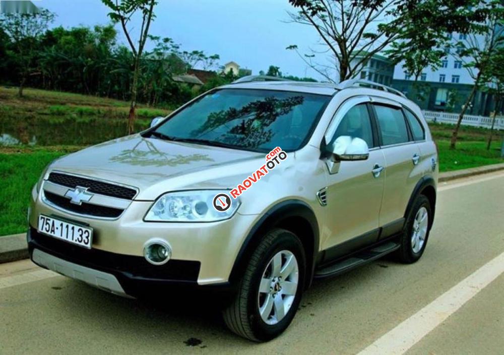 Bán xe Chevrolet Captiva LT 2.4 MT đời 2008, màu vàng  -3