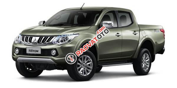 Bán xe Mitsubishi Triton GLS 2018, màu xanh, nhập khẩu, giá 550 triệu-0