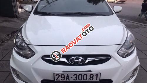 Bán Hyundai Accent 1.4 AT sản xuất 2011, màu trắng, nhập khẩu  -0