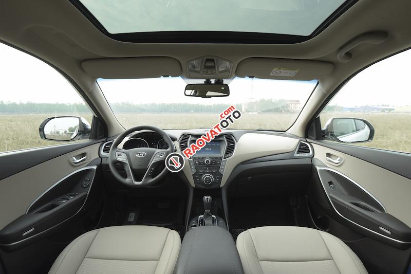 Cần bán Hyundai Santa Fe đời 2017, màu trắng-3