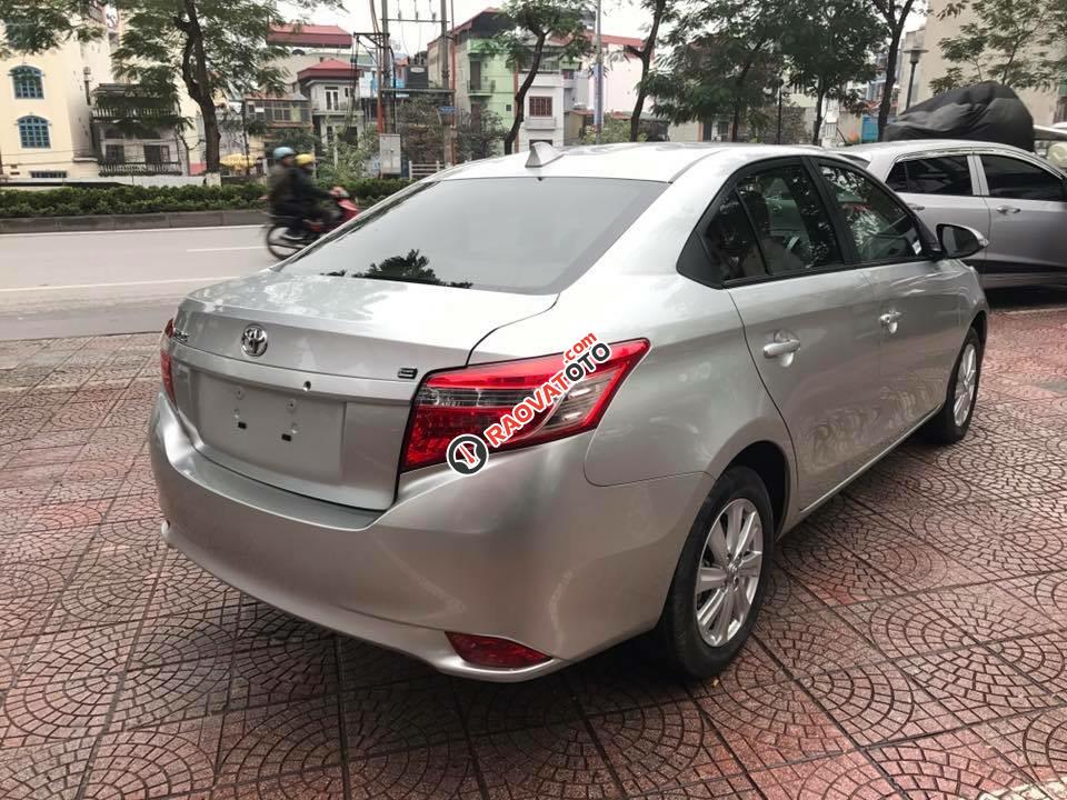 Xe Toyota Vios 1.5E MT đời 2016, màu bạc-7