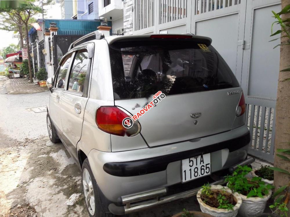 Bán Daewoo Matiz 0.8 MT đời 2001, màu bạc, xe nhập, giá tốt-3