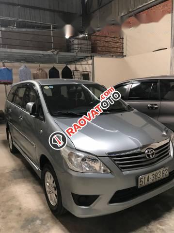 Bán Toyota Innova đời 2012, màu bạc -0