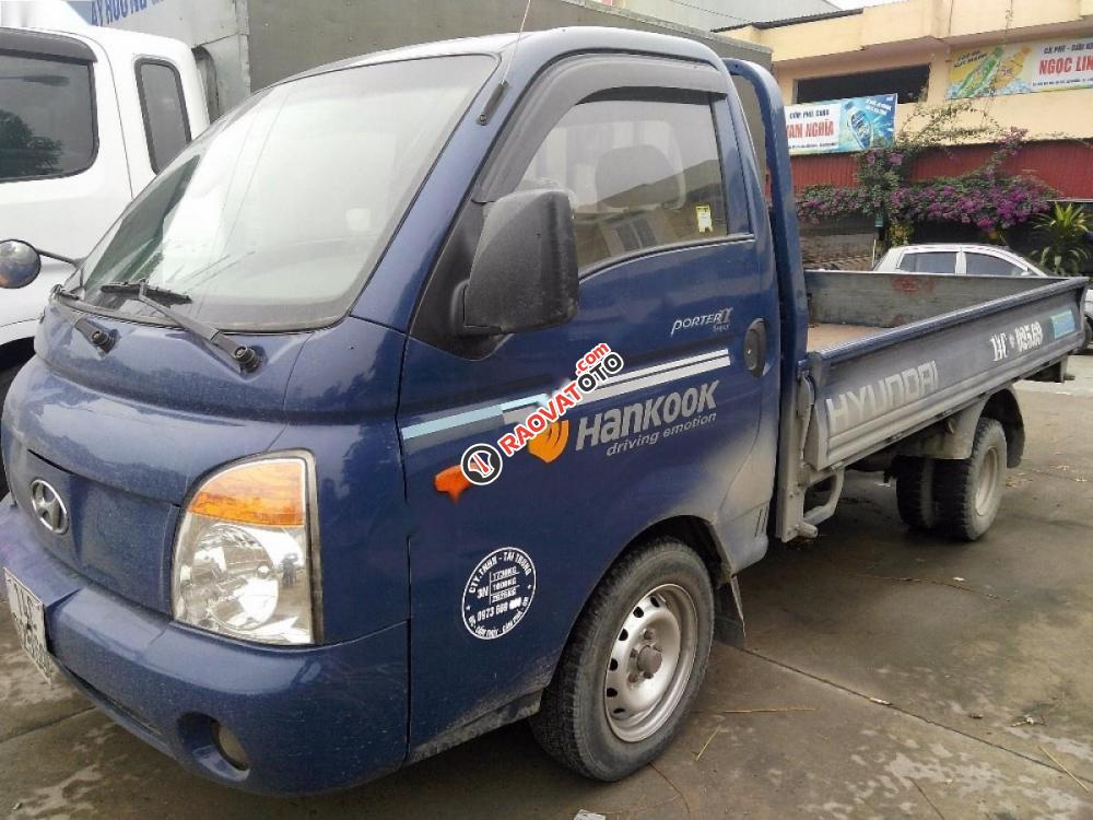 Xe Hyundai Porter II đời 2007, màu xanh lam, xe nhập, 185tr-1