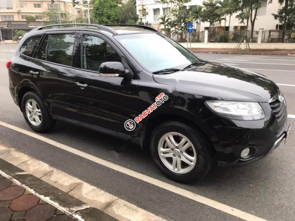 Xe Hyundai Santa Fe 4x4 đời 2012, màu đen, xe nhập, 700tr-7