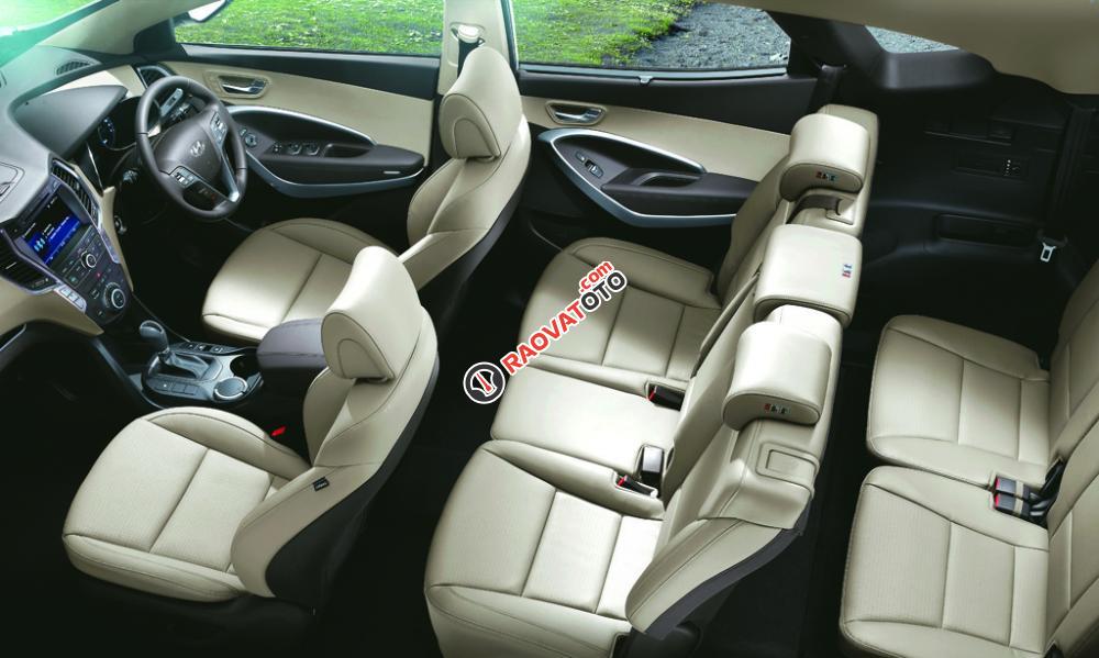 Cần bán Hyundai Santa Fe đời 2017, màu trắng-8