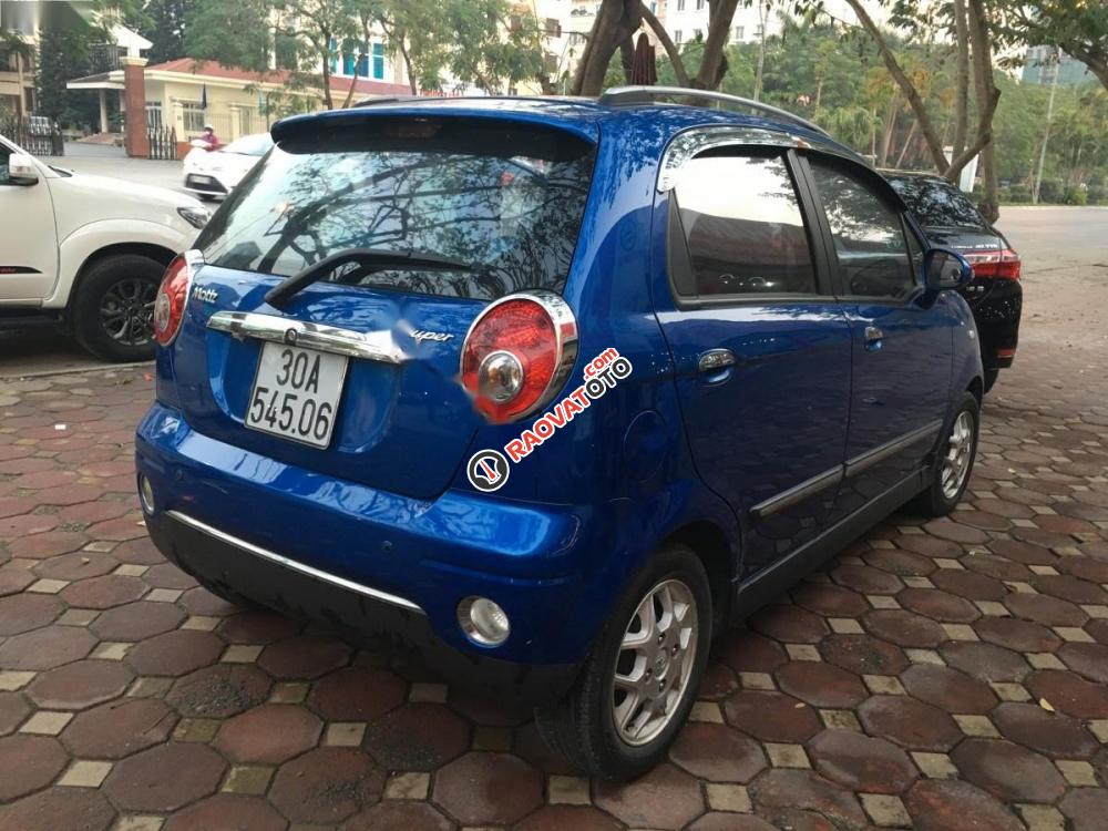 Bán Daewoo Matiz Super 0.8 AT đời 2009, màu xanh lam, nhập khẩu nguyên chiếc  -3