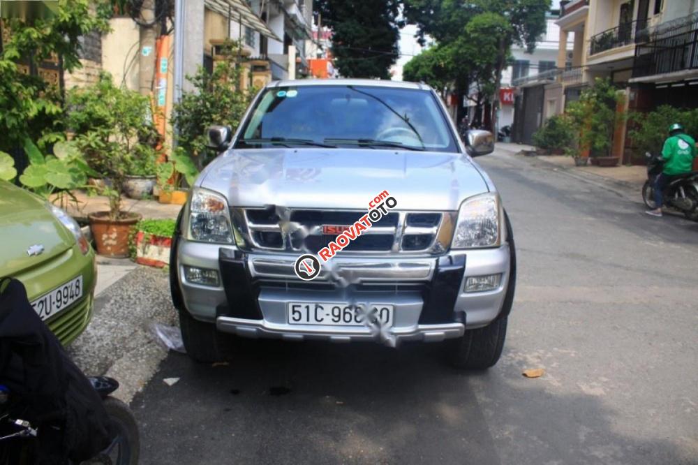 Cần bán Isuzu Dmax LS 3.0 4x4 MT đời 2006, màu bạc -8