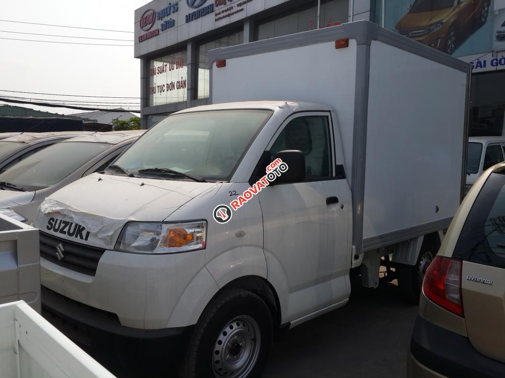 Bán xe Suzuki Carry Pro model 2017, luôn có xe sẵn giao ngay, thùng kín Inox, mui bạt, Composit-3