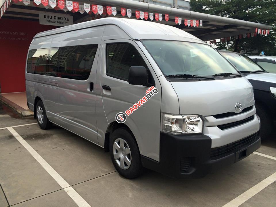 Toyota Hiace - Xe nhập khẩu, 16 chỗ động cơ dầu - Hỗ trợ trả góp - Đại lý Toyota Mỹ Đình/ hotline: 0973.306.136-0