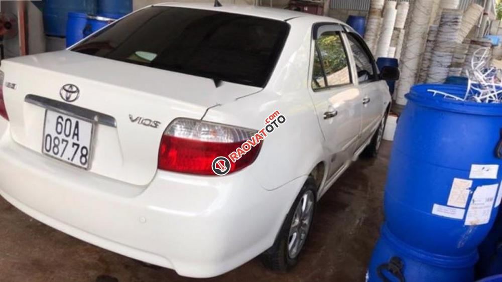 Cần bán lại xe Toyota Vios 1.5G đời 2003, màu trắng-0