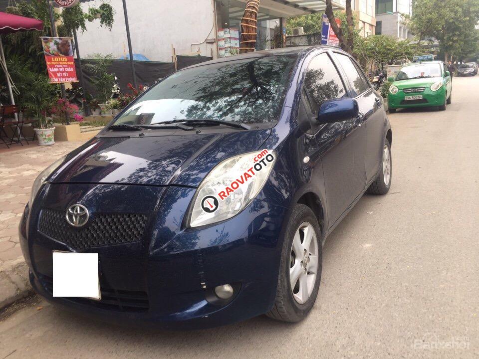 Bán xe Toyota Yaris 1.6 đời 2007, màu xanh lam, nhập khẩu-0