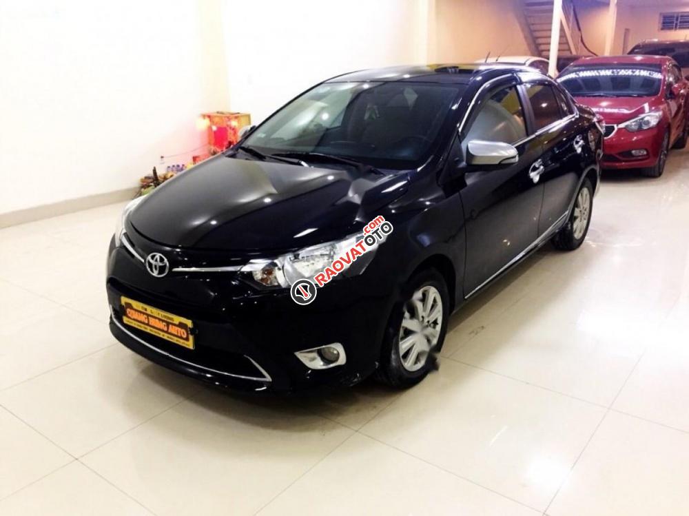 Cần bán Toyota Vios sản xuất 2014, màu đen như mới, 445 triệu-0