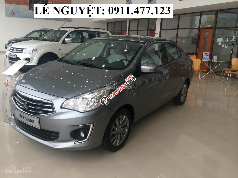 Bán Mitsubishi Attrage MT Eco xe nhập, 4l/100km, giá rẻ nhất Đà Nẵng hỗ trợ mua trả góp 90%, LH: Lê Nguyệt: 0911.477.123-2