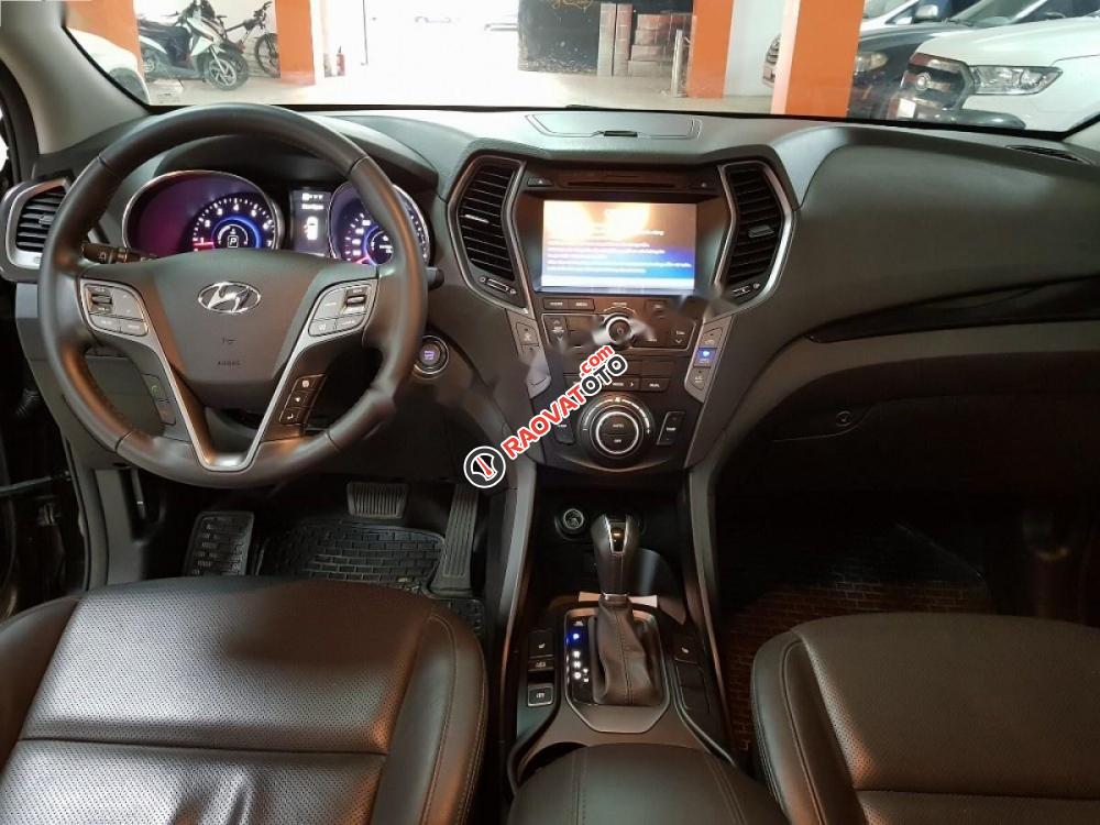 Cần bán gấp Hyundai Santa Fe 2.4L 4WD đời 2015, màu đen-5