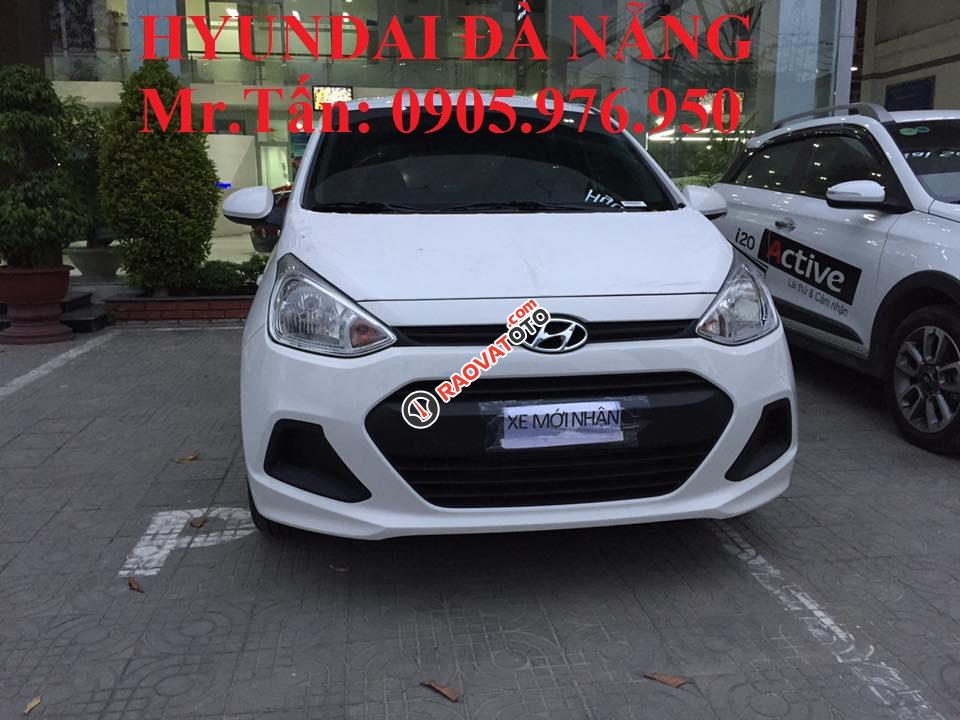 Cần bán Hyundai Grand i10 đời 2018, màu trắng, nhập CKD - Liên hệ TV PKD: 0905.976.950-0