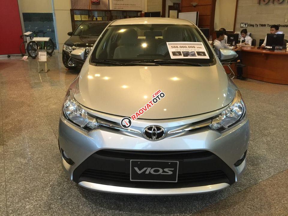 Bán Toyota Vios E CVT đời 2017. Ưu đãi phụ kiện, bảo hiểm - có xe giao ngay - LH: 0902750051-0