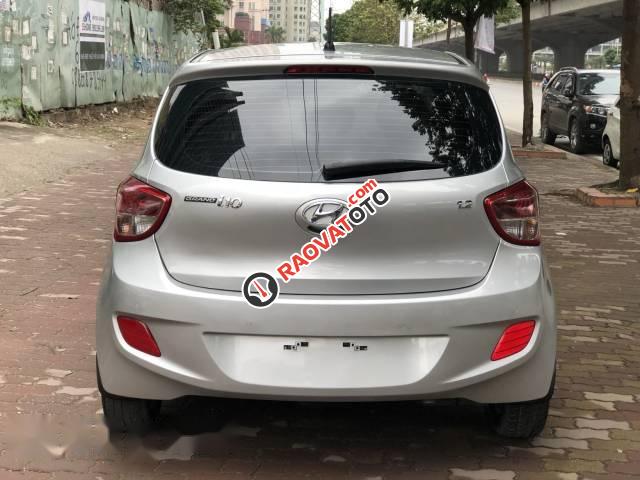 Bán Hyundai Grand i10 1.2 MT đời 2015, màu bạc-5