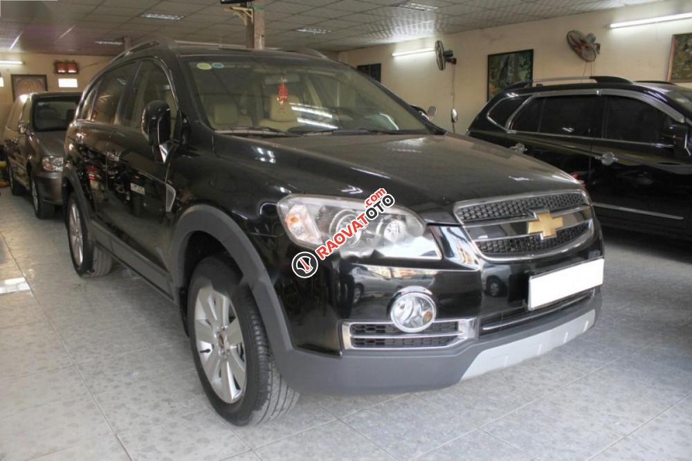 Cần bán lại xe Chevrolet Captiva 2009, màu đen, nhập khẩu nguyên chiếc số tự động-1