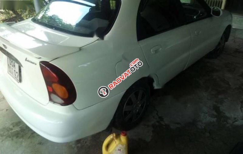 Bán Daewoo Lanos SX đời 2003, màu trắng -4