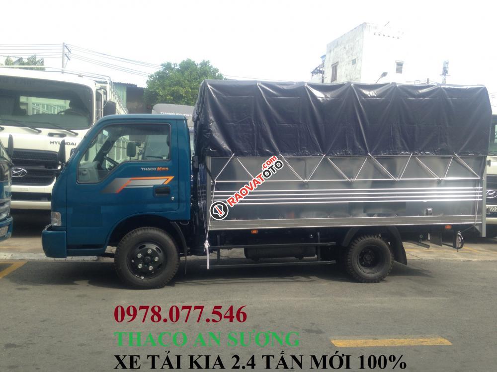 Xe tải Kia Frontier K165S tải thùng 2,4 tấn, thùng mui bạt trong thành phố-0