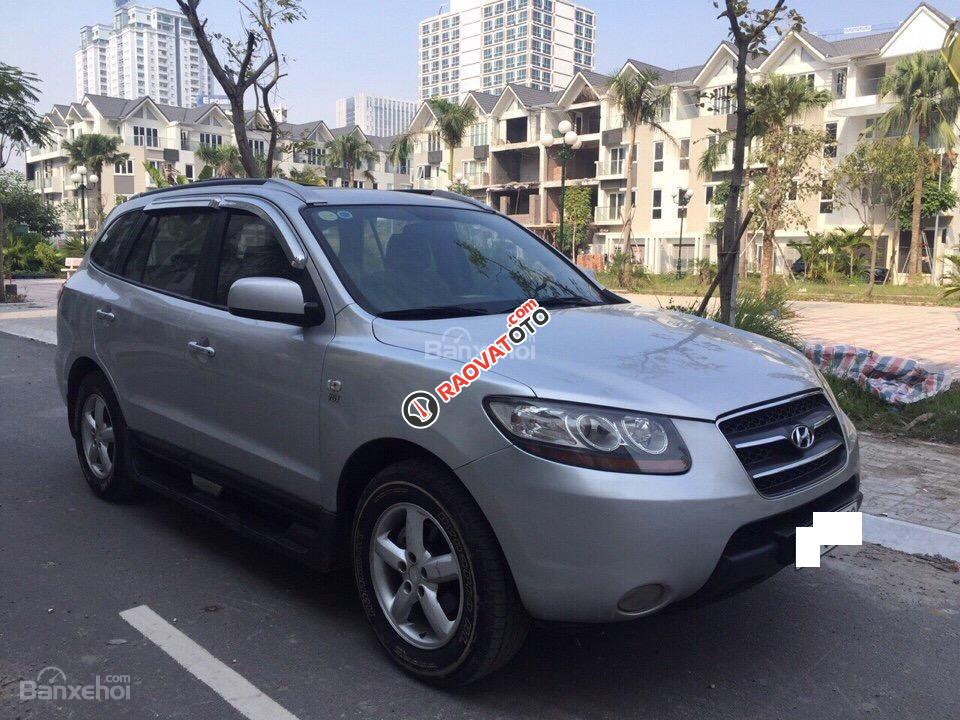 Bán xe Hyundai Santa Fe MLX đời 2008, màu bạc, nhập khẩu nguyên chiếc, giá 510tr-1