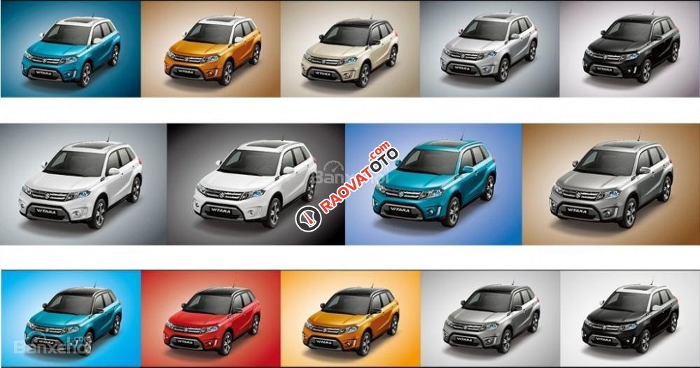 Bán xe Suzuki Vitara 2017 màu trắng ngà, xe nhập, giao ngay. LH: 0985.547.829-4