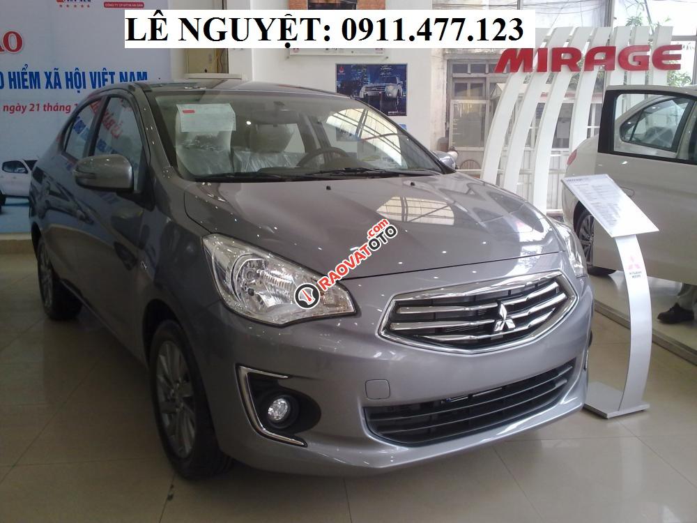 Bán Mitsubishi Attrage MT Eco xe nhập, 4l/100km, giá rẻ nhất Đà Nẵng hỗ trợ mua trả góp 90%, LH: Lê Nguyệt: 0911.477.123-3