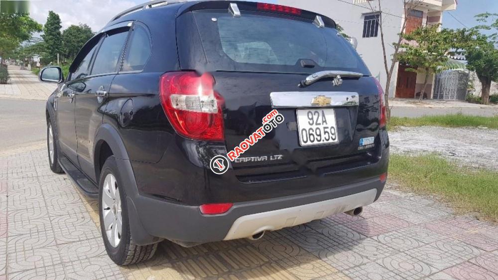 Cần bán lại xe Chevrolet Captiva LTZ 2.4 AT đời 2007, màu đen, giá 265tr-3