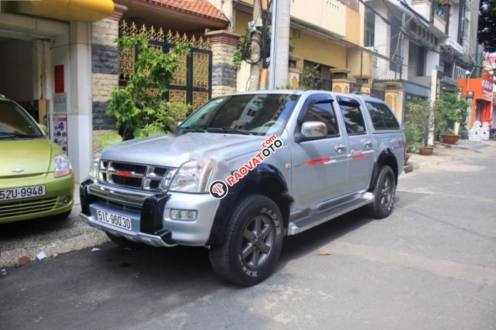 Cần bán Isuzu Dmax LS 3.0 4x4 MT đời 2006, màu bạc -9