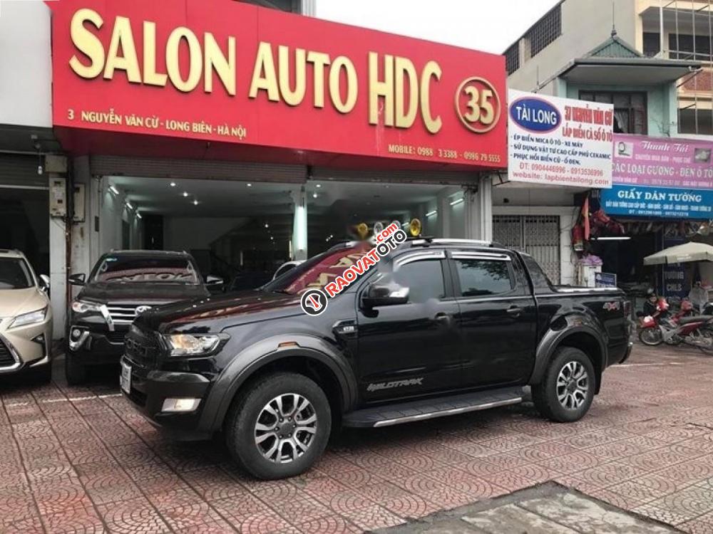 Bán Ford Ranger Wildtrak 3.2L 4x4 AT đời 2017, màu đen, nhập khẩu, giá tốt-3