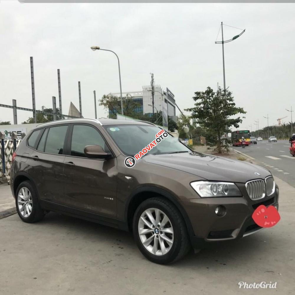 Cần bán xe BMW X3 Drive28i đời 2012, màu nâu, nhập khẩu-2