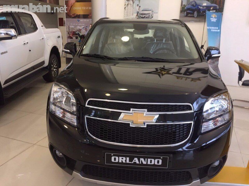 Bán xe Chevrolet Orlando LTZ năm 2017, màu đen, nhập khẩu, giá tốt-0