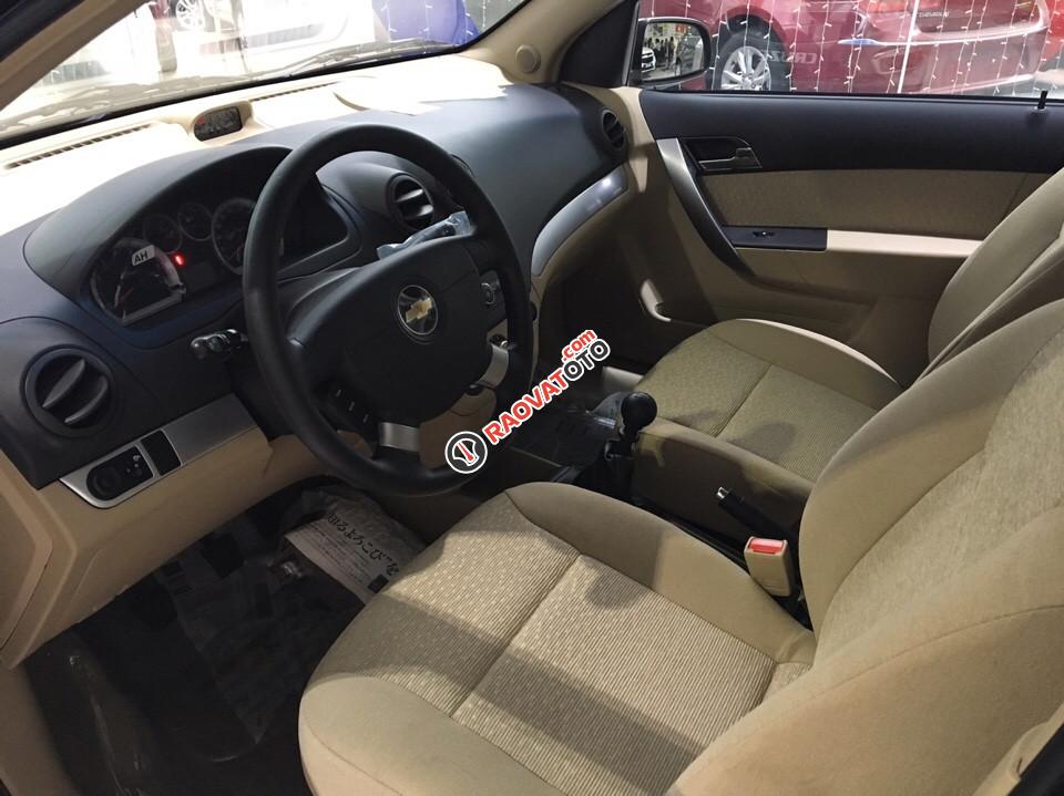 Bán xe Chevrolet Aveo LT 2017, màu đen, giá 459tr-7