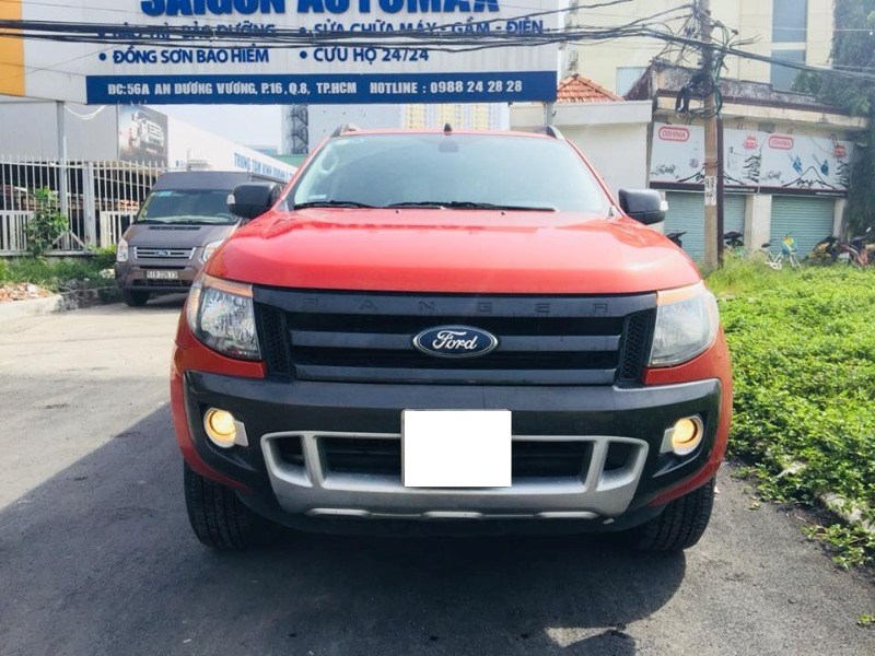 Bán ô tô Ford Ranger 3.2L  Wildtrack đời 2015, màu đỏ, xe nhập, giá 670tr-2