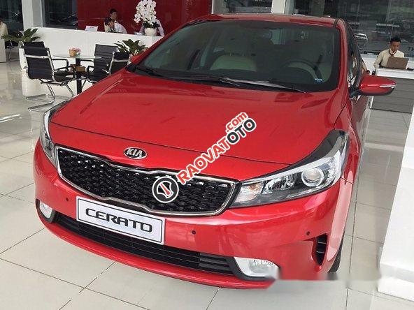 Cần bán Kia Cerato 1.6 AT đời 2017, màu đỏ-1