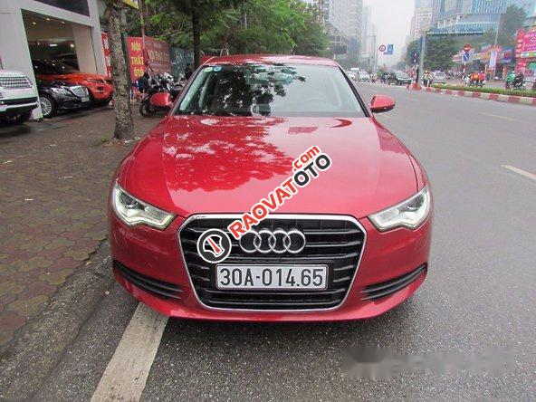 Bán Audi A6 đời 2013, màu đỏ, xe nhập-0