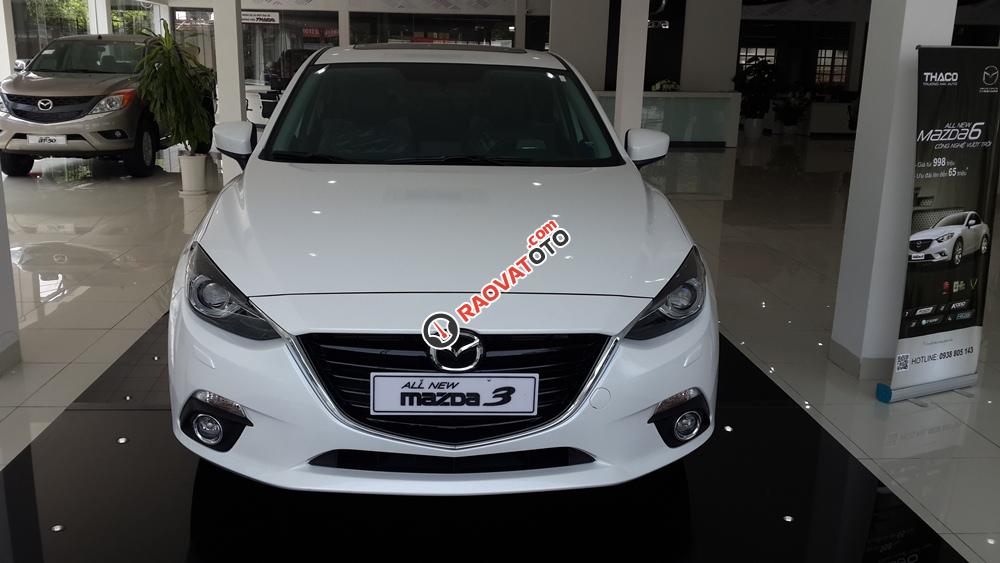 Bán Mazda 3 facelift 2017 mới 100% đủ màu, KM lớn. Hỗ trợ vay trả góp 92% giá trị xe - Hotline: 0961.122.122-0