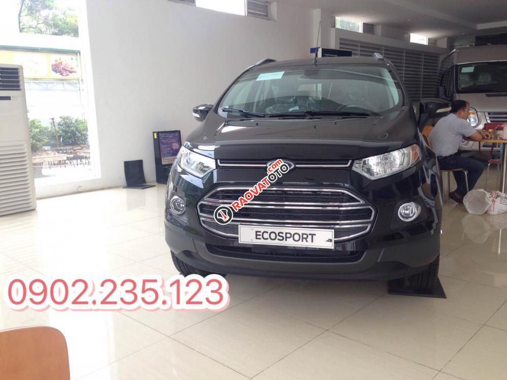 Bán Ford EcoSport 1.5L AT Titanium mới tại Bắc Ninh, màu đen, giá bán cạnh tranh-0