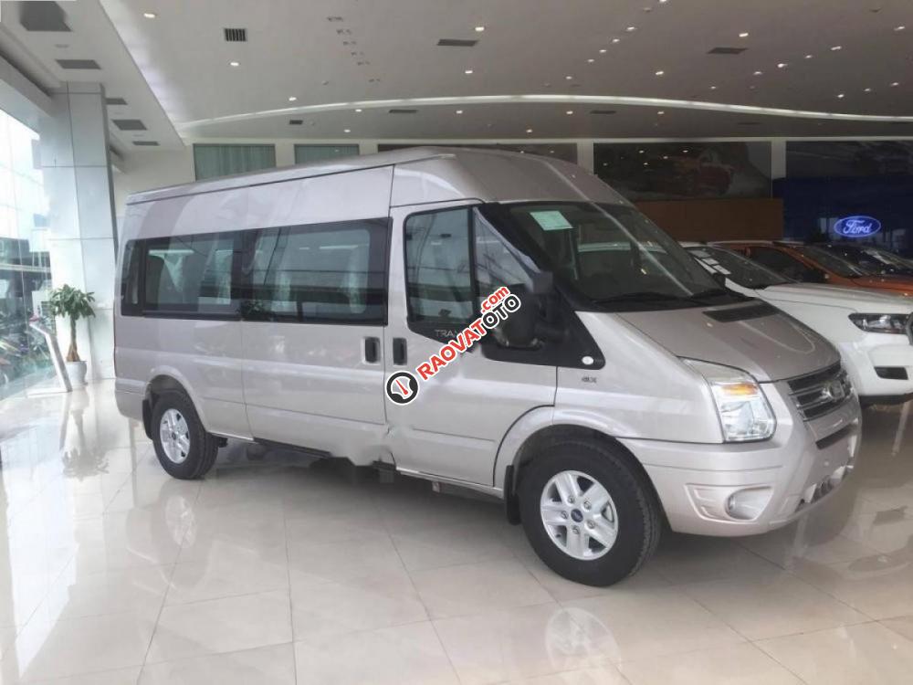 Bán ô tô Ford Transit Luxury 2017, màu bạc, giá chỉ 840 triệu-1