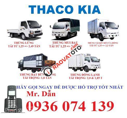 Thaco An Sương bán xe tải K165S đời 2017 tại Showroom ở ngã tư Bà Điểm. Gọi đặt giờ xem xe ngay 0936074139-0