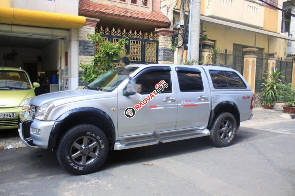 Cần bán Isuzu Dmax LS 3.0 4x4 MT đời 2006, màu bạc -6