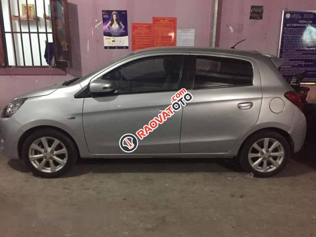 Bán xe Mitsubishi Mirage năm 2015, màu bạc còn mới-0