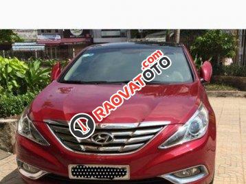 Bán Hyundai Sonata sản xuất 2011, màu đỏ, xe nhập-1