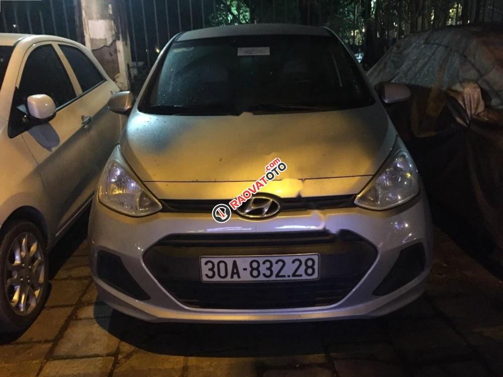 Bán Hyundai Grand i10 đời 2015, màu bạc, nhập khẩu nguyên chiếc, giá chỉ 270 triệu-3