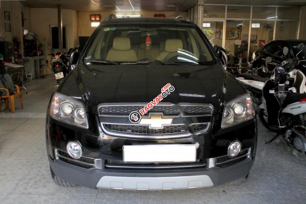 Cần bán lại xe Chevrolet Captiva 2009, màu đen, nhập khẩu nguyên chiếc số tự động-0