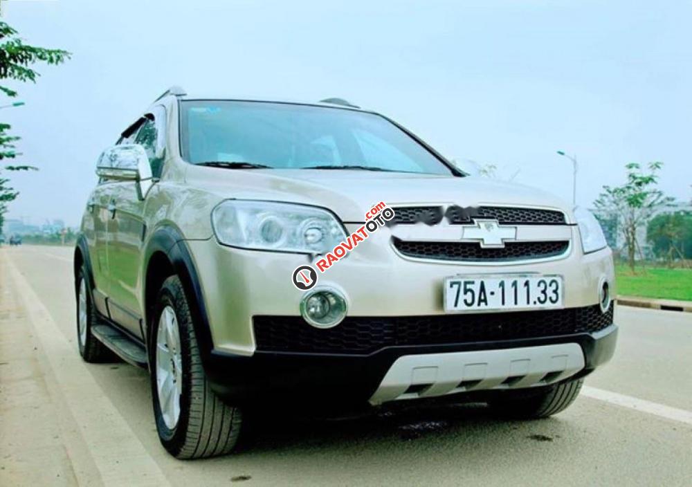 Bán xe Chevrolet Captiva LT 2.4 MT đời 2008, màu vàng  -0