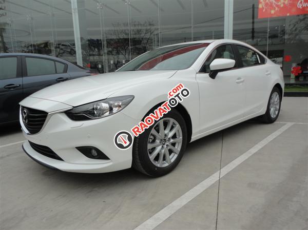 Bán Mazda 6 2.5 2016 màu trắng, thanh toán 245tr-lăn bánh-1